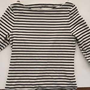 Boatneck striped T-shirt - French girl style